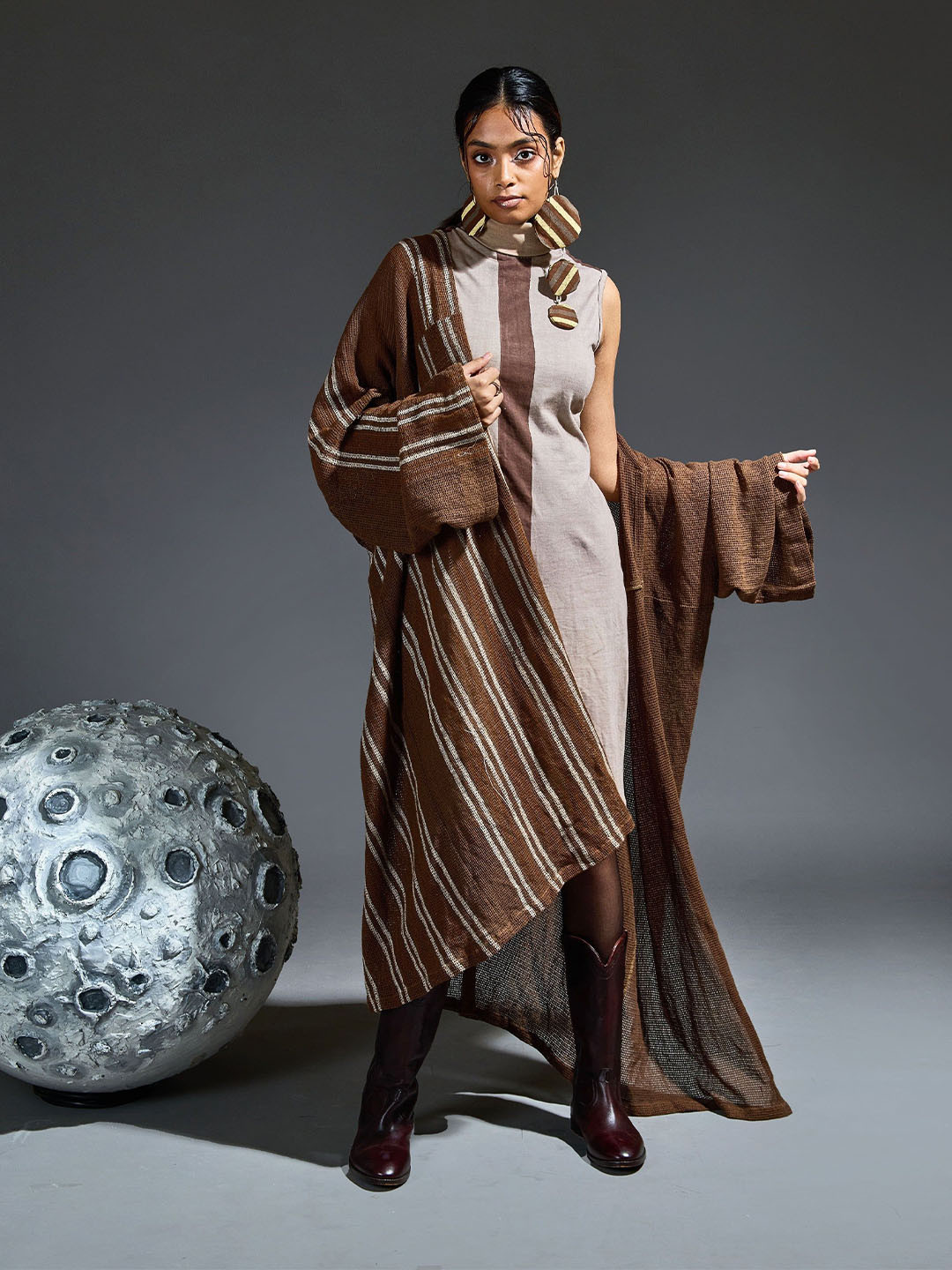 Banana Labs Women Puff Sleeve Maxi Dress