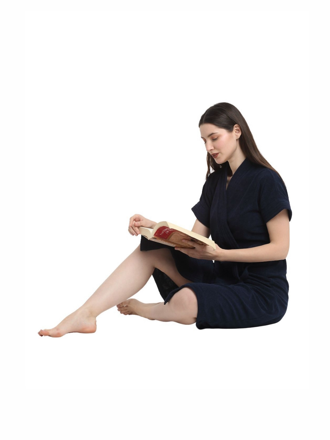 Aura Shawl Collar Knee Length BathRobe