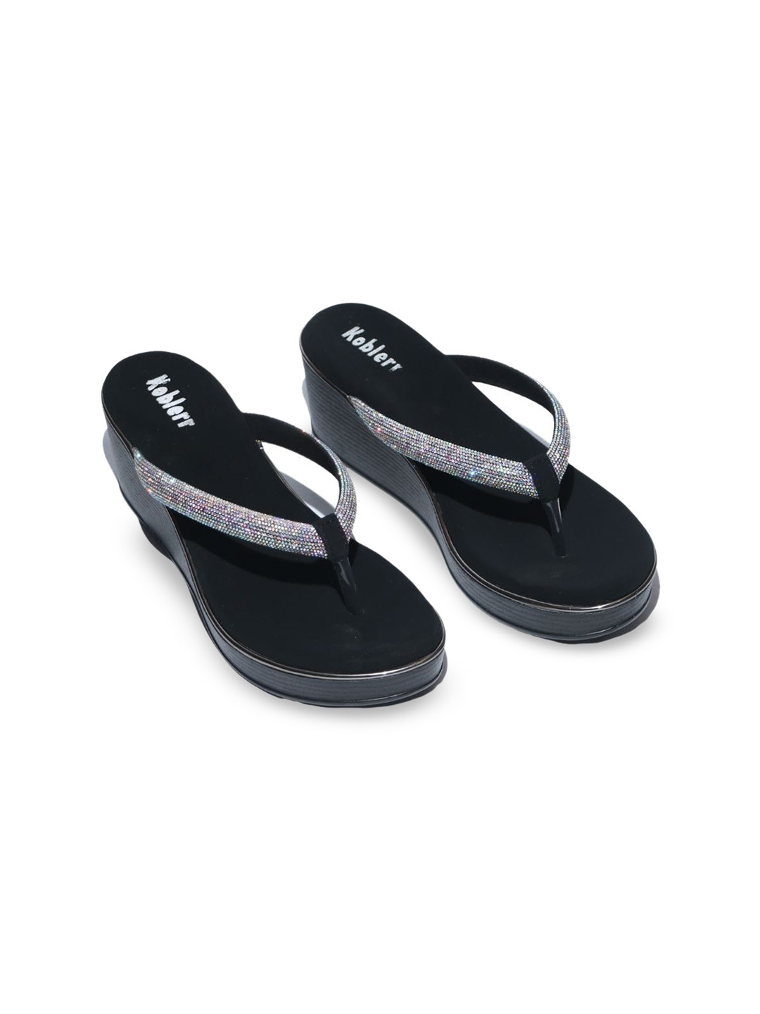 Koblerr Women Studded Wedge Sandals