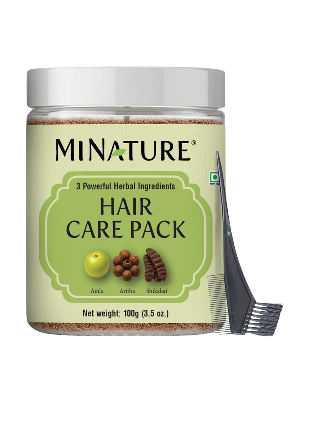 MINATURE Hair Care Pack With Amla & Shikakai - 100 g