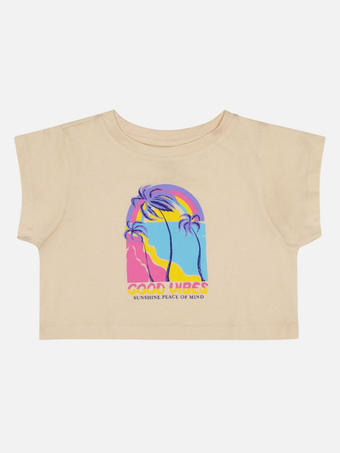 PROTEENS Girl Tropical Print T-shirt