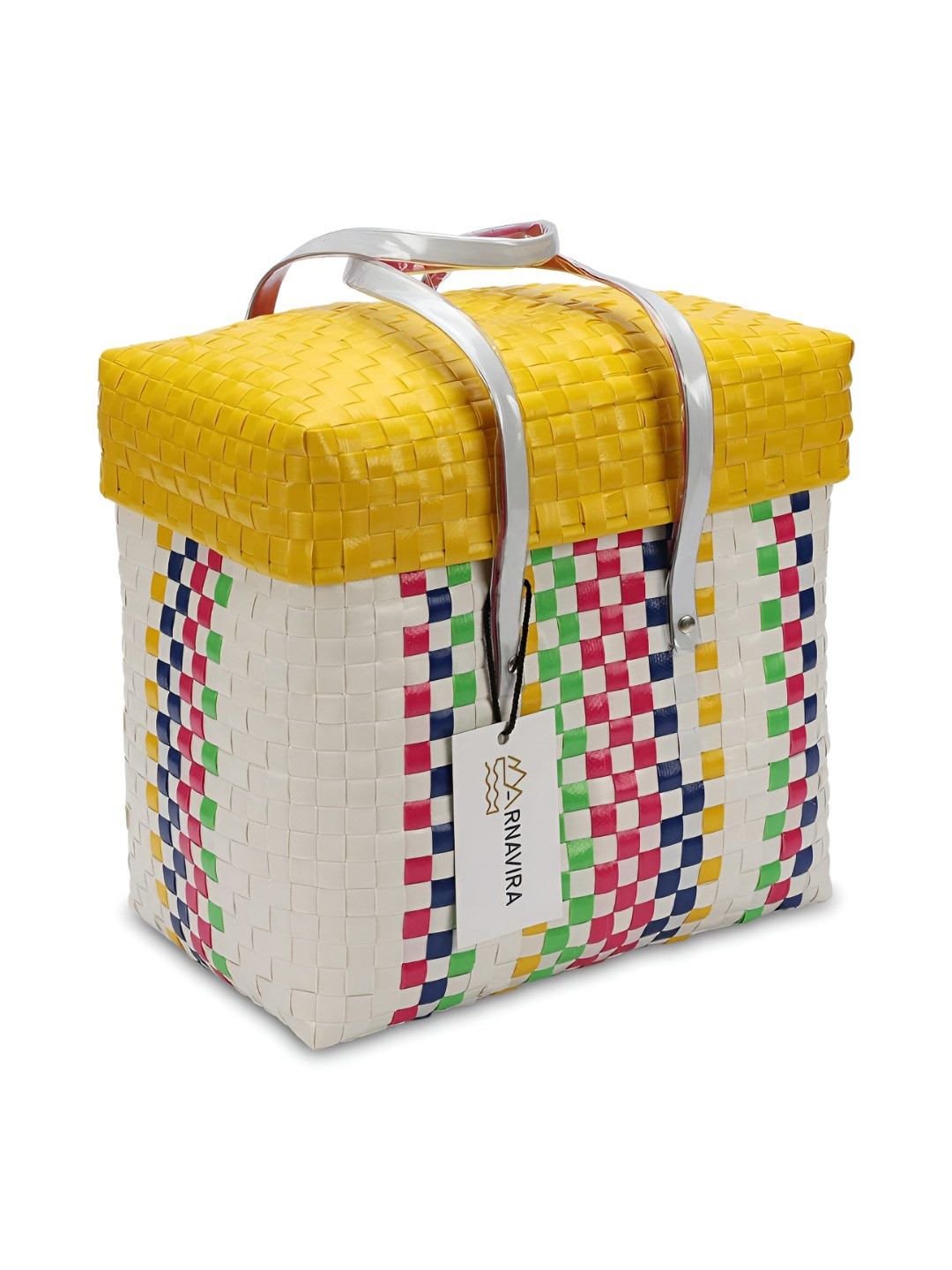 Arnavira White Easy to Clean Fruit and Vegetable Basket