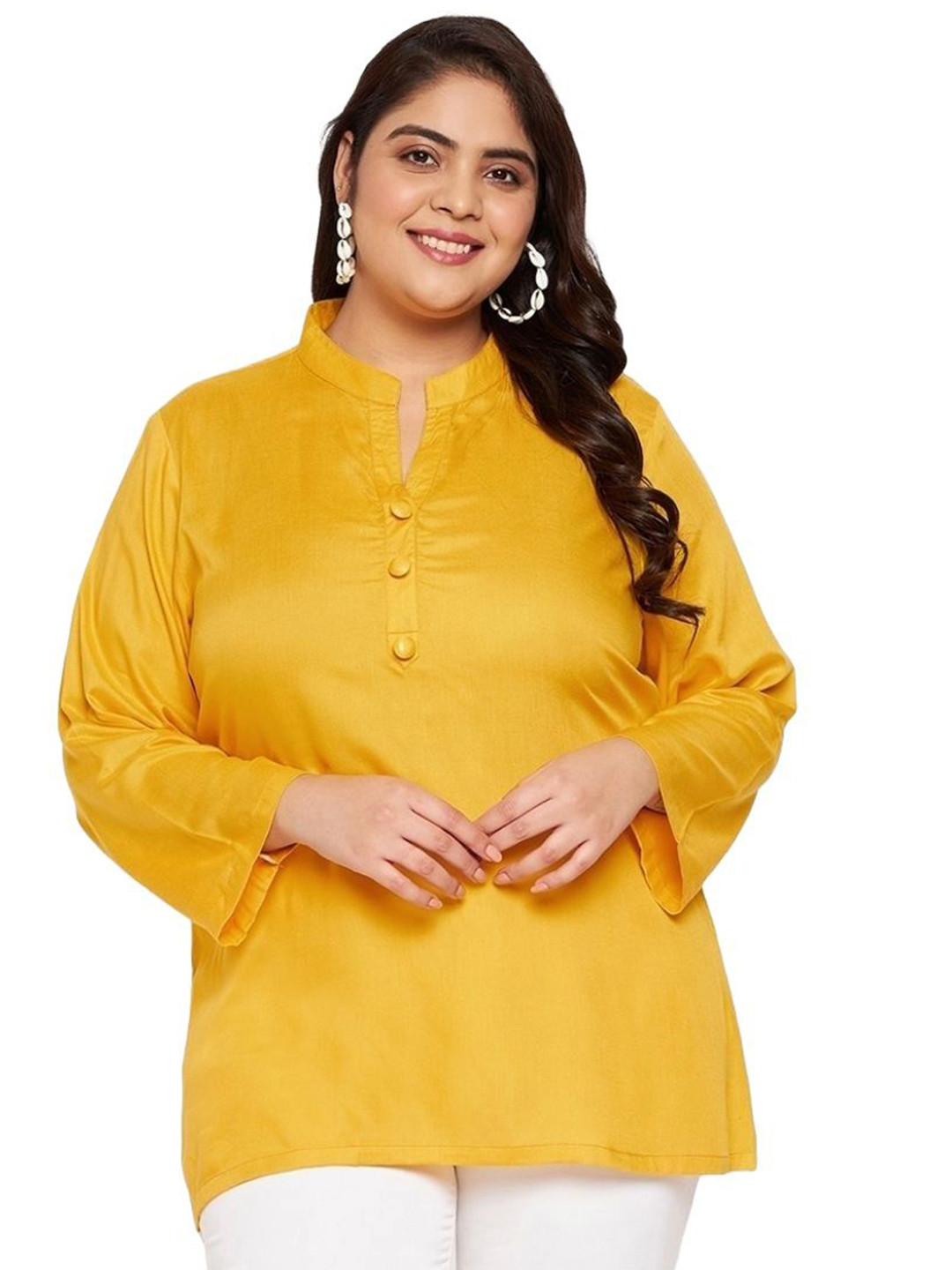ATARAH Women Plus Size Empire Kurti