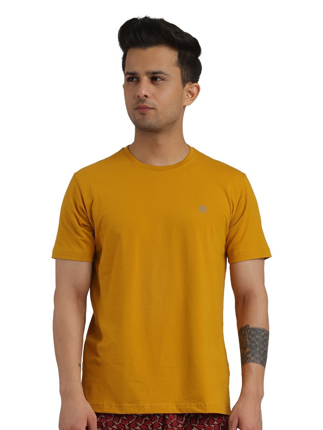 Bumchums Round Neck Cotton T-shirt