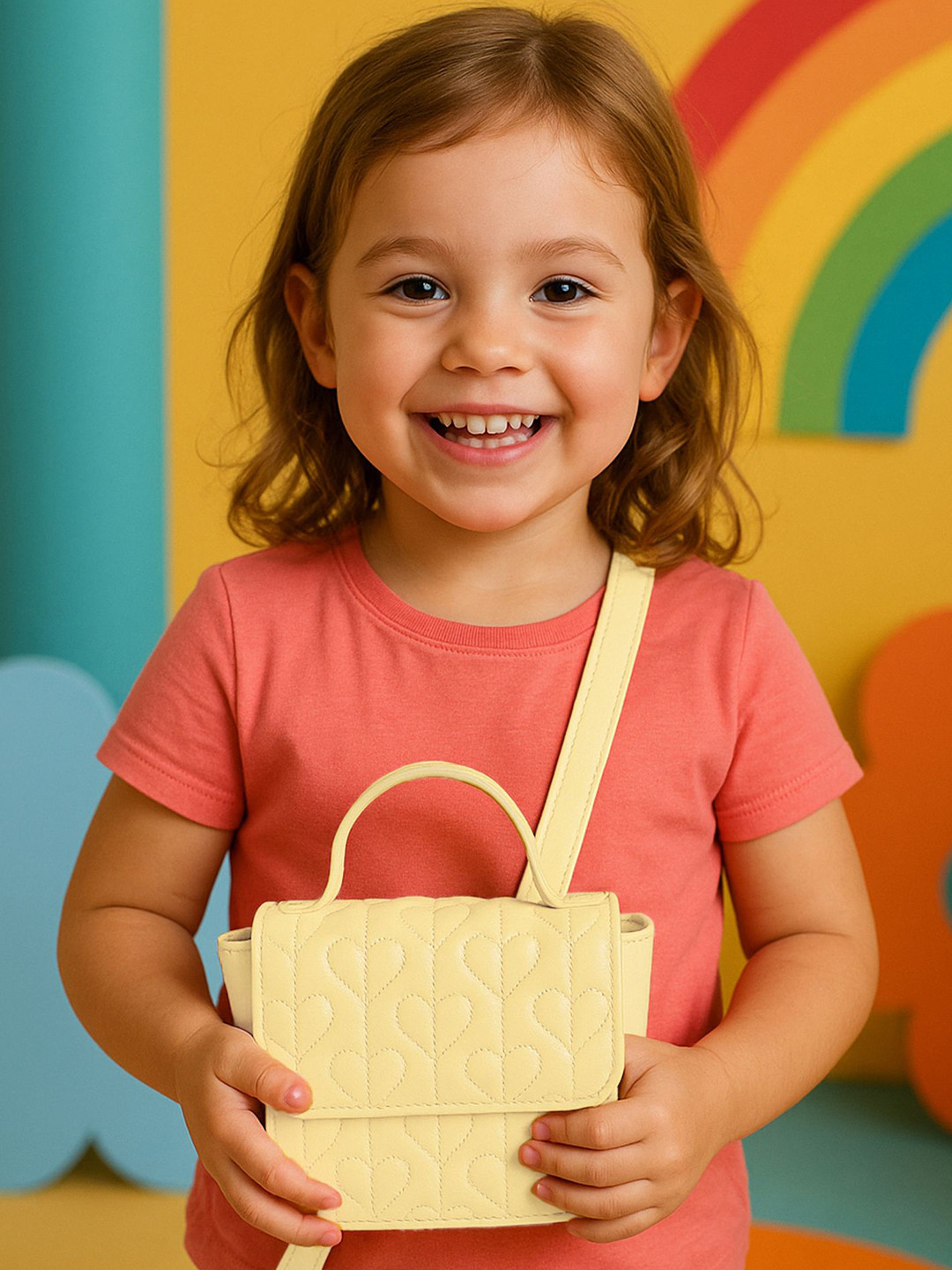 MiArcus Self Design Structured Sling Bag with Tasselled