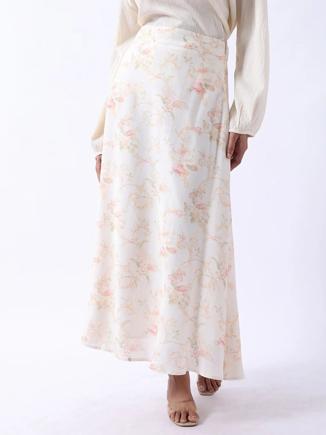 RAREISM Printed Maxi Skirt