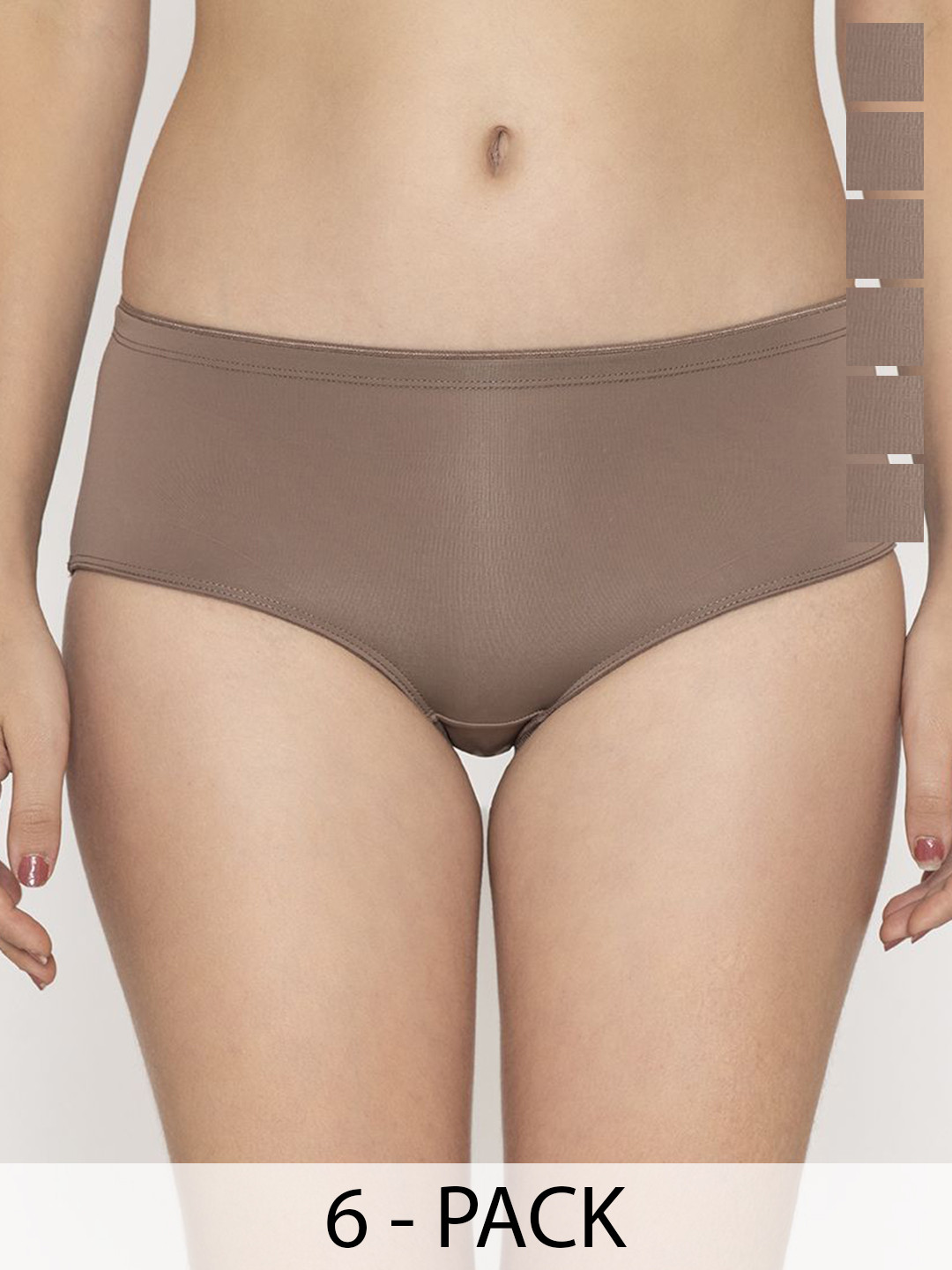 Kalyani Cooper Women Pack Of 6 Medium Coverage Hipster