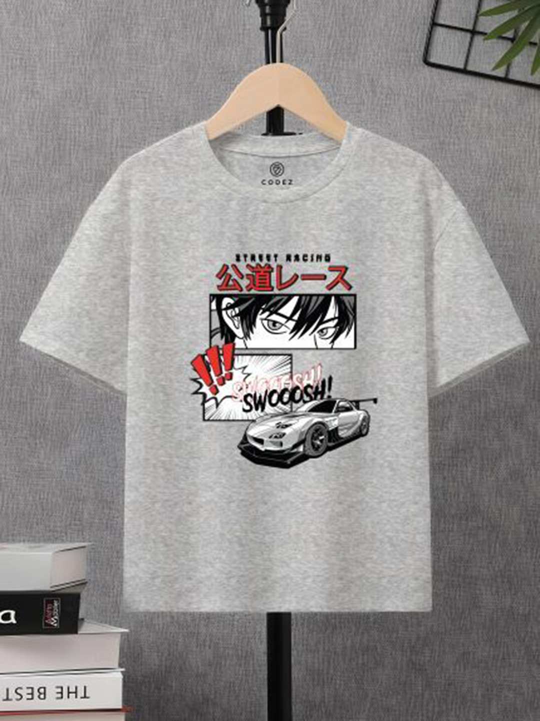 CODEZ Boys Graphic Printed Round Neck Cotton T-shirt