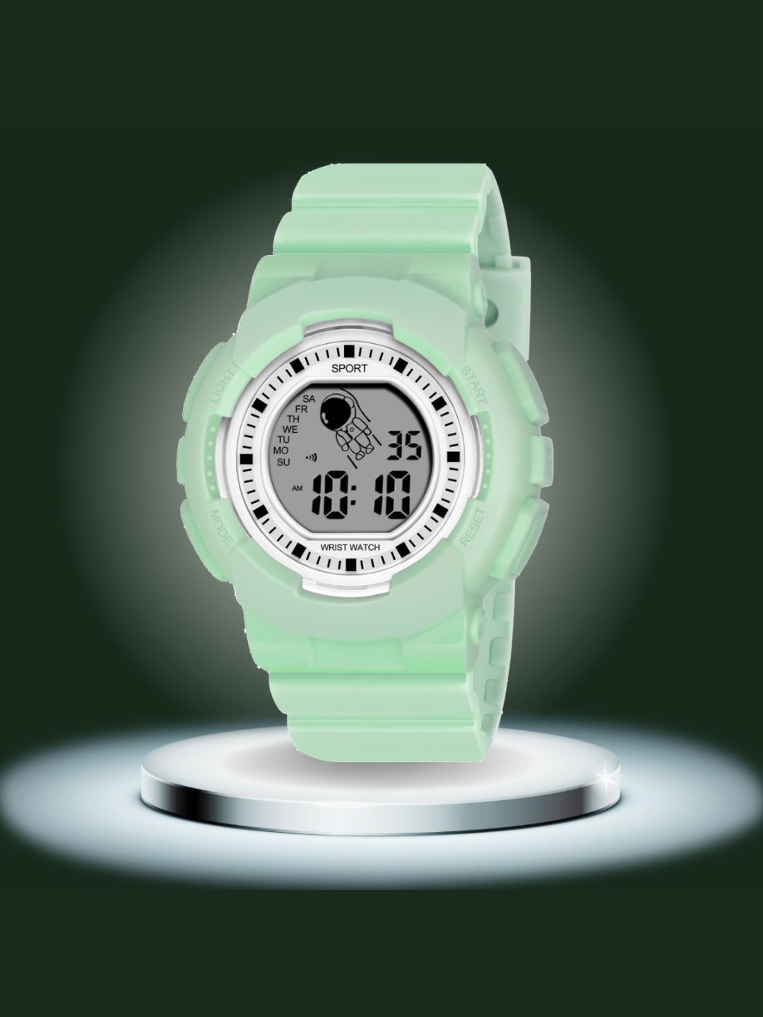 ON TIME OCTUS Unisex Kids Dial & Straps Analogue Watch DIGITAL-023 GREEN