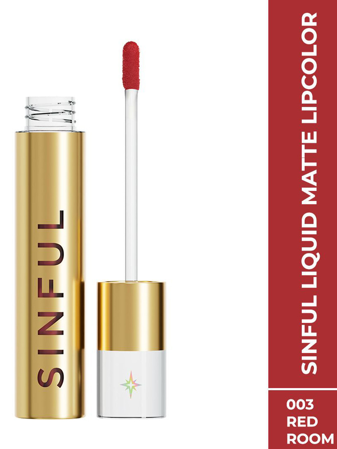 Colorbar Sinful Matte Non Transfer Liquid Lipstick - 3 g - Red Room 003