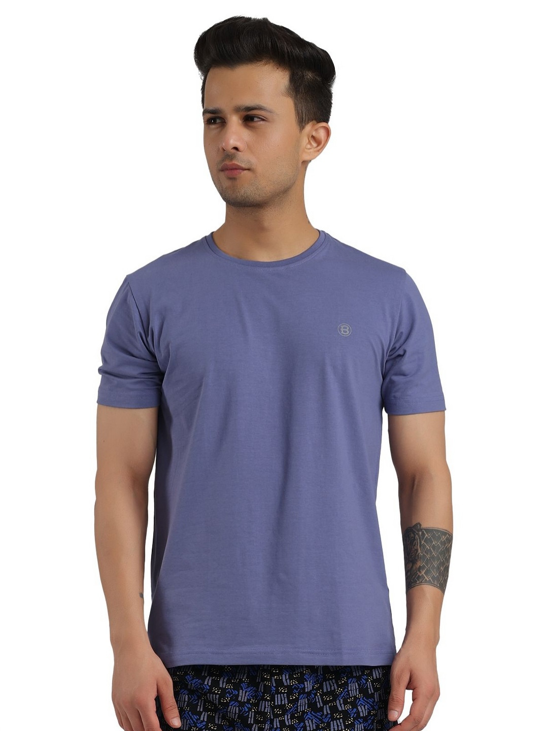 Bumchums Men Moisture Wicking Cotton T-shirt
