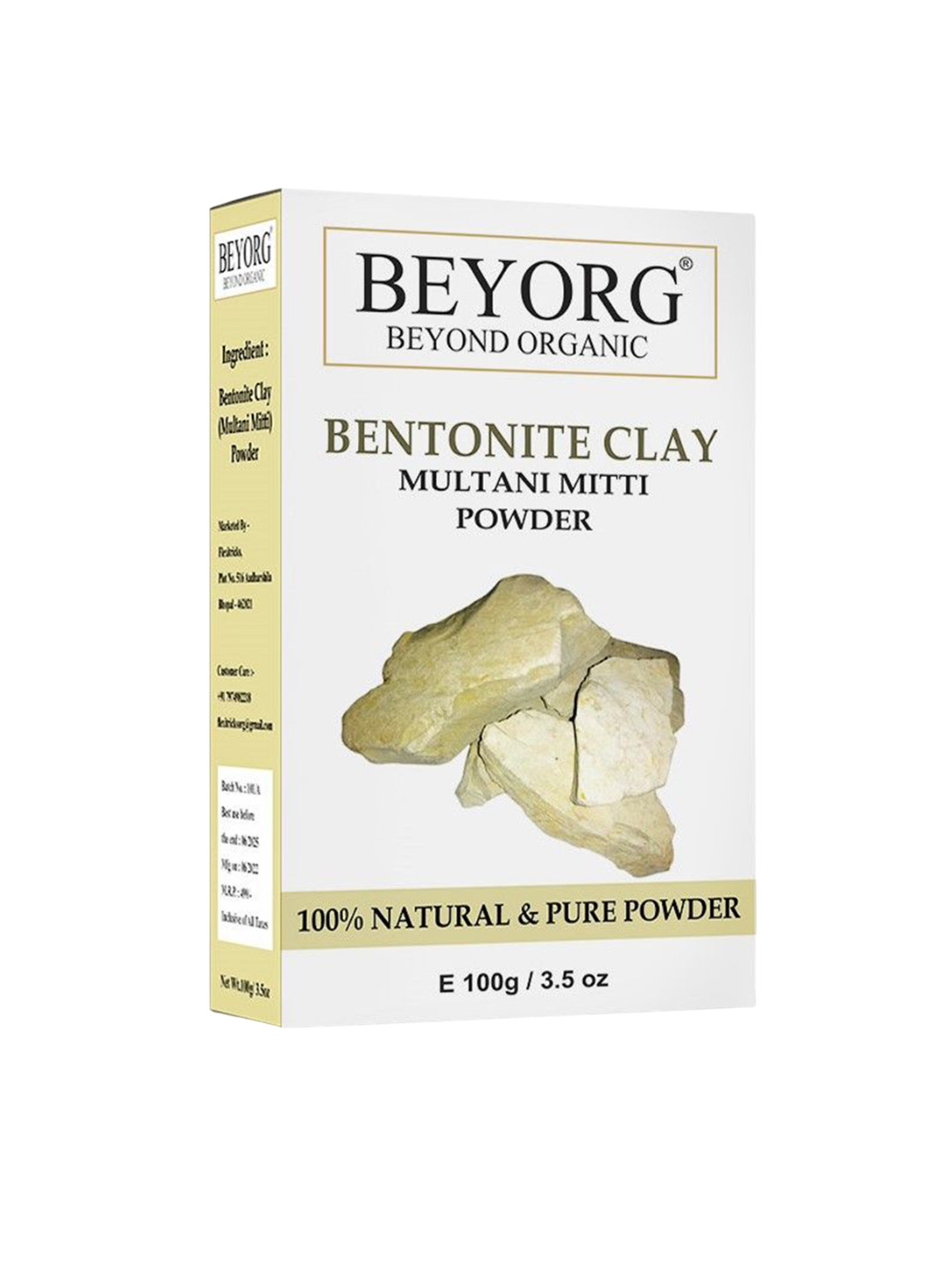 BEYORG Multani Mitti Powder Mask - 100 g