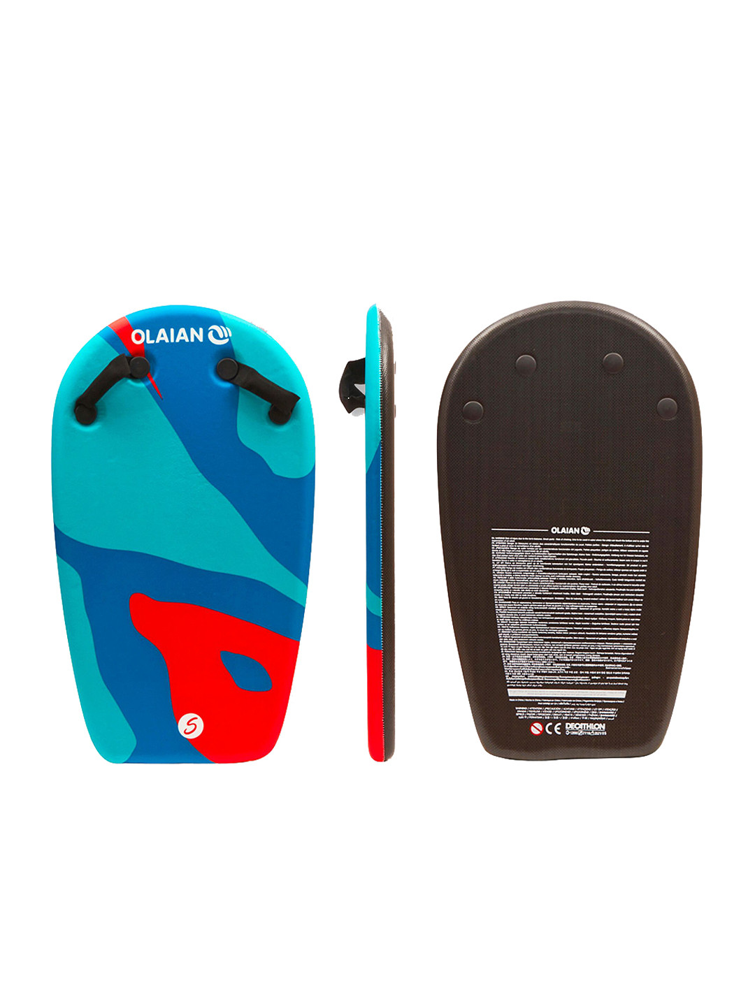 Decathlon Olaian Kids Multicolor Inflatable Surfing Bodyboard