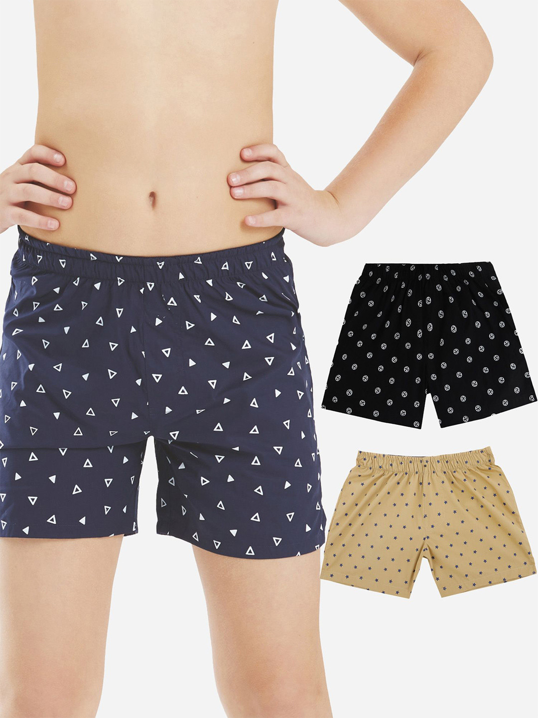 Bodycare Boys Shorts with Premium Cotton Shorts Pack of 2 Ultrasoft Breathable Fabric