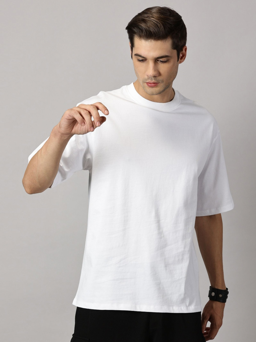 BLACK BUCK Men Oversized T-shirt