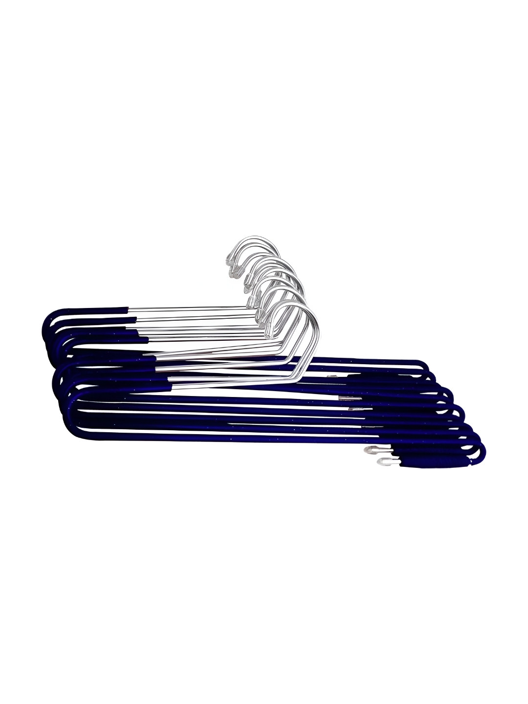 AURA 10Pcs Blue Stainless Steel Sarees Hangers