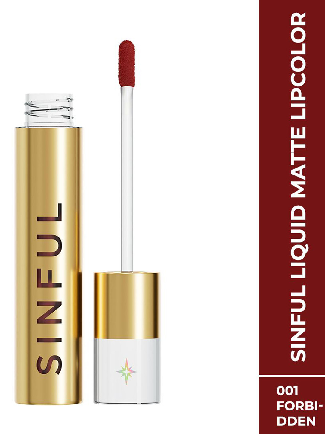 Colorbar Sinful Matte Non Transfer Liquid Lipstick - 3 g - Forbidden 001
