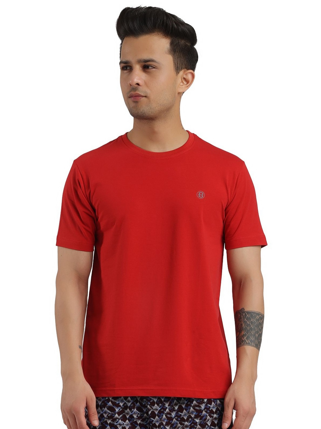 Bumchums Round Neck Cotton T-shirt