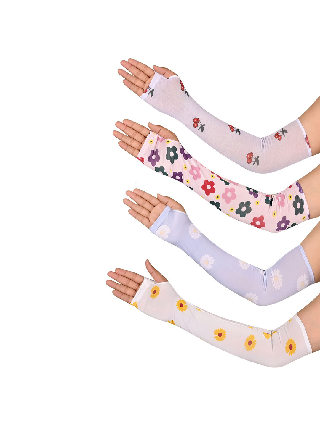 LOOM LEGACY Women Checked Fingerless Gloves
