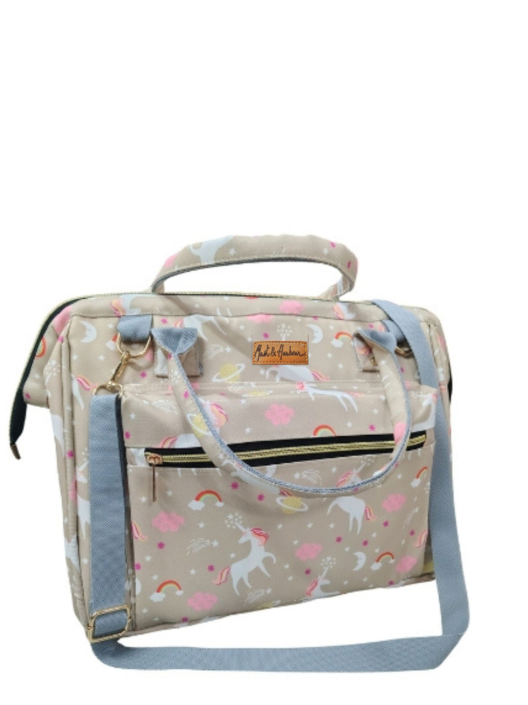 Mast & Harbour Printed 3-in-1 Diaper Handbag