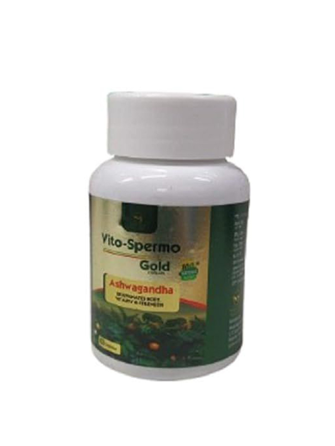 MAQUILLAGE WELLNESS Vito Spermo Gold 100% Ashwagandha & Shilajit Capsules - 60 Capsules