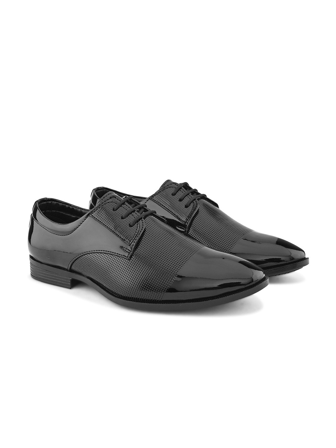 ZOPATO Men Lace-up Patent Formal Shoes