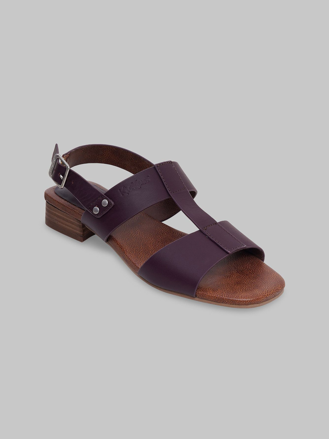 Kickers Women Leather Open Toe Sandals