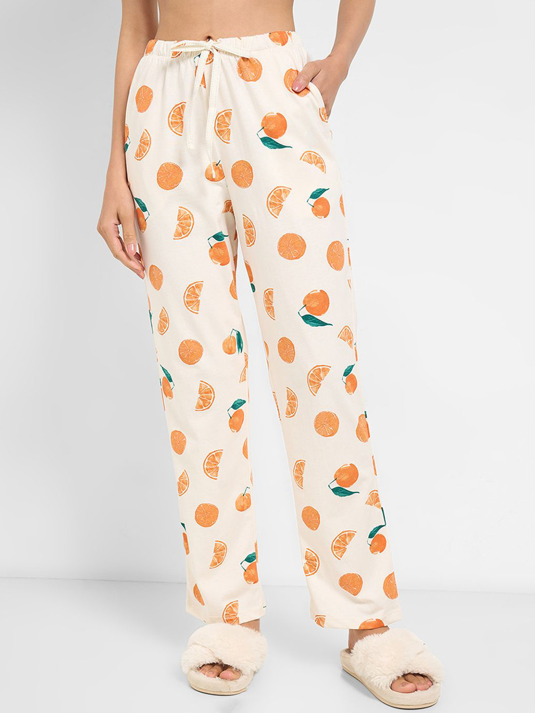 Dreamz by Pantaloons Printed Pure Cotton Lounge Pant