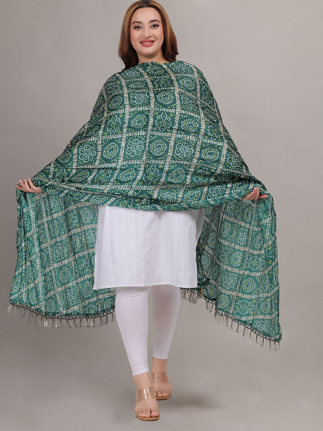 Fabme Bandhani Printed Dupatta