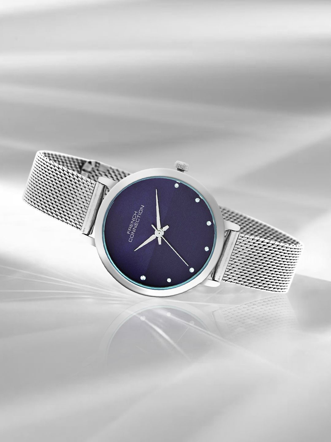 French Connection Women Dial & Stainless Steel Bracelet Style Straps Analogue Watch