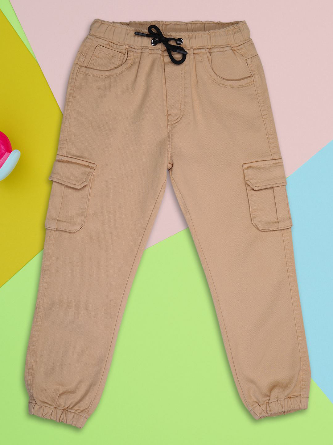 V-Mart Boys Solid Dobby Denim Mid-Rise Jeans