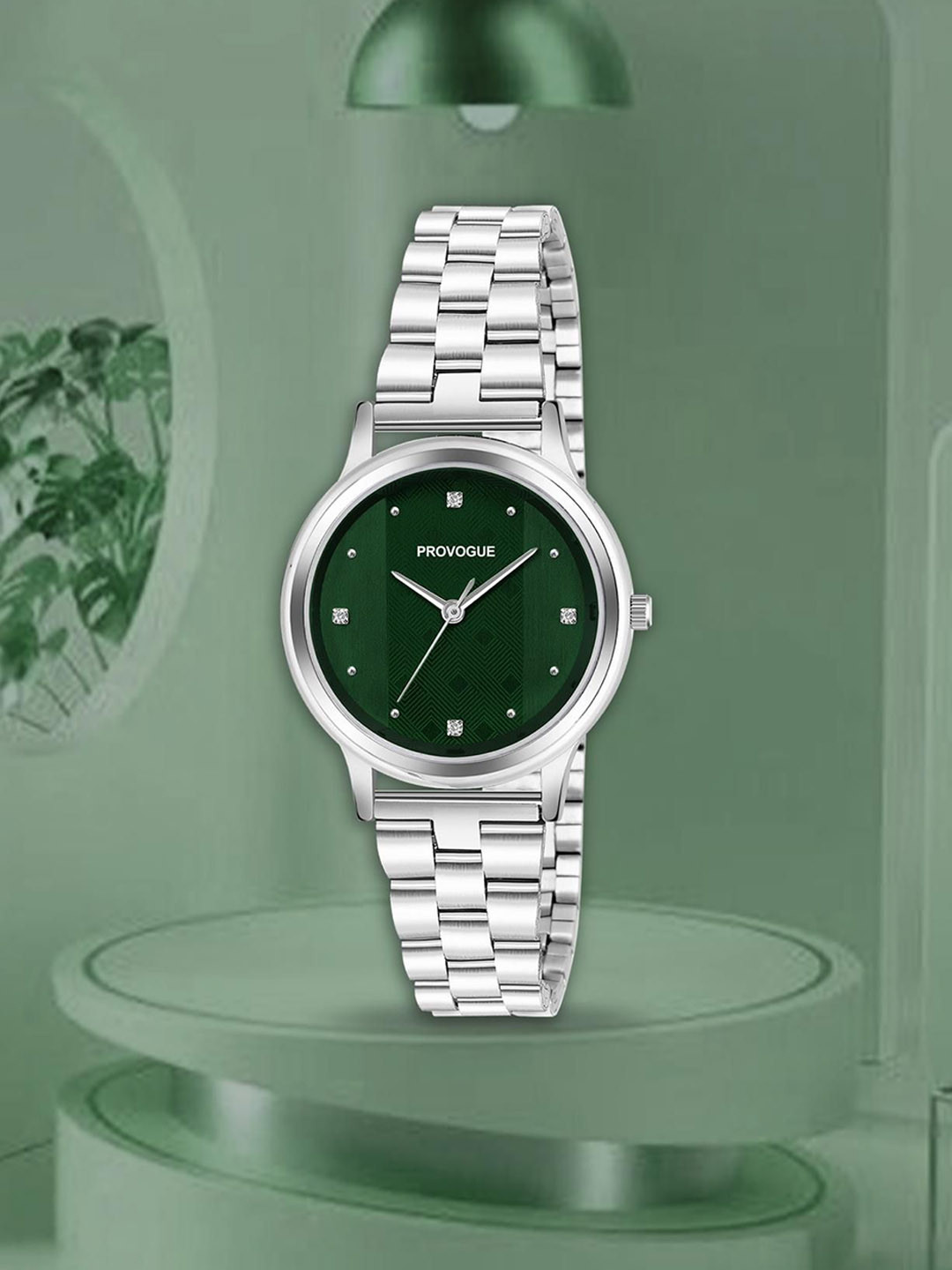 Provogue  Stainless Steel Wrap Around Straps Analogue Watch PR-LR016-GRN-CH