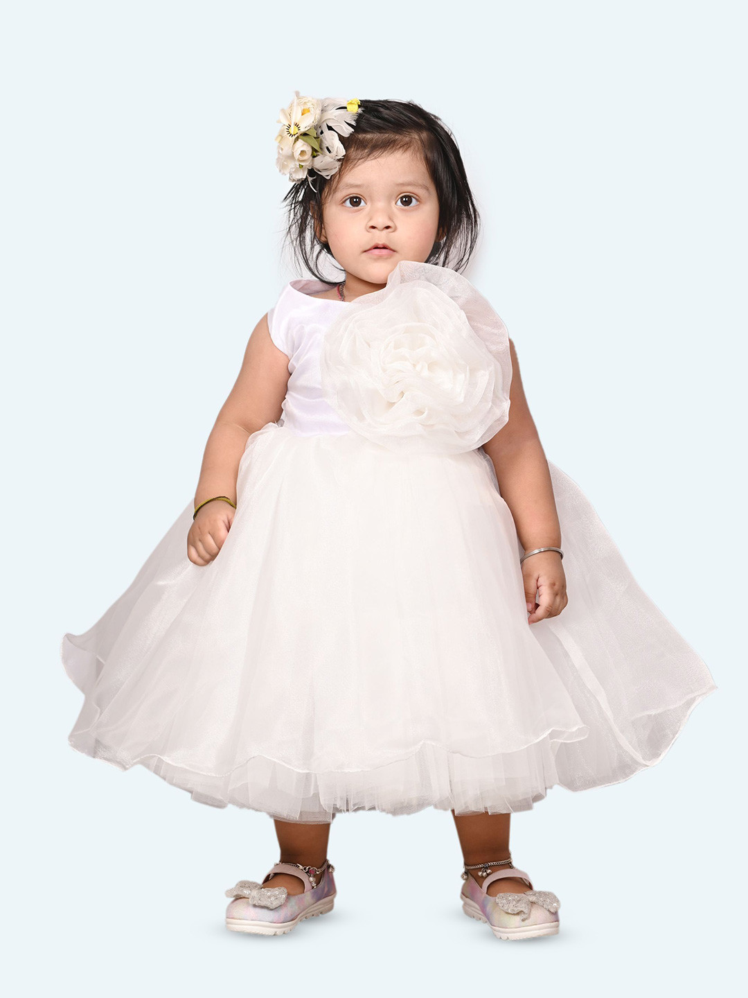 Modish One Shoulder Fit & Flare Dress