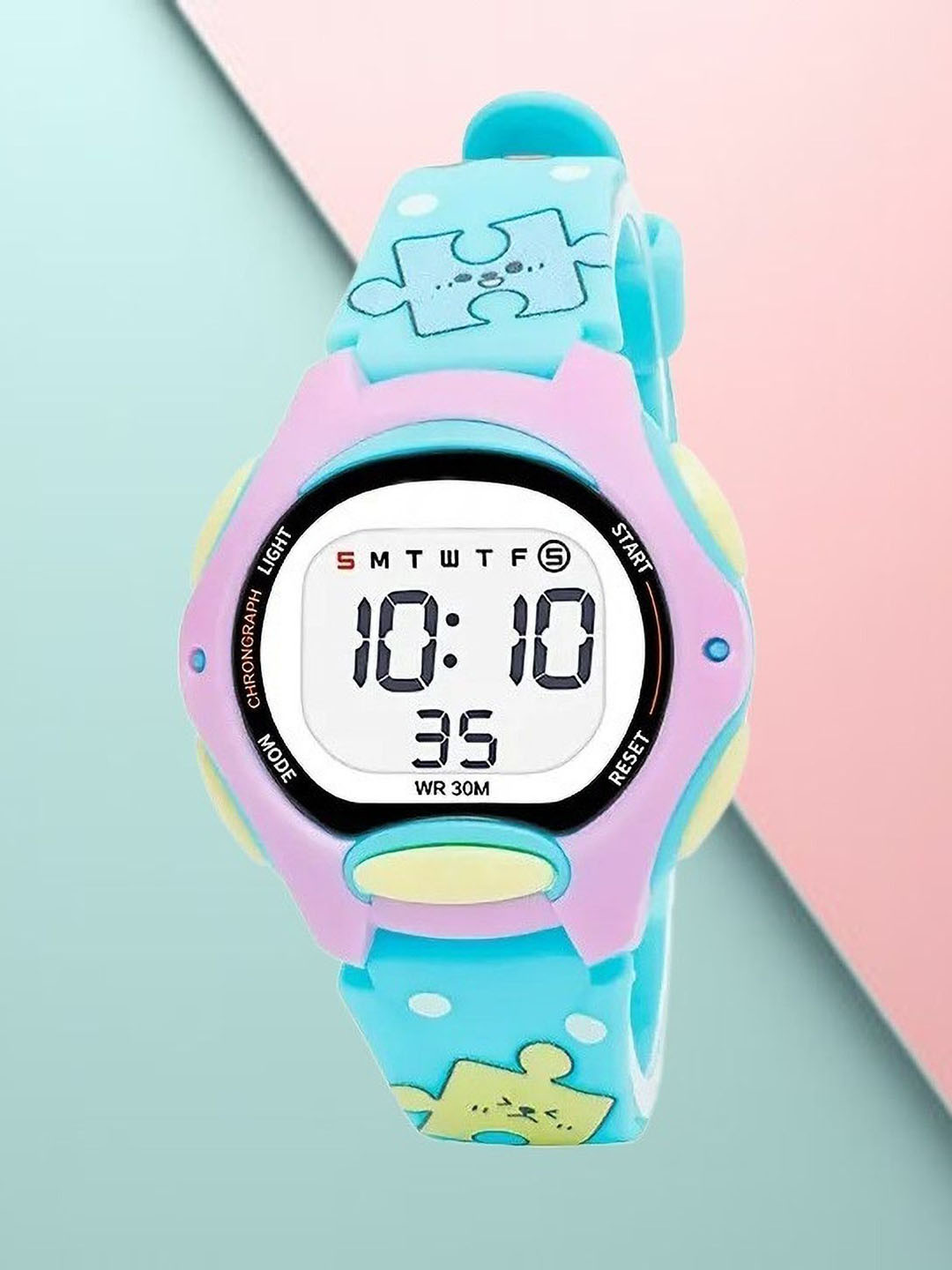 Otage Kids Dial & Straps Digital Multi Function Watch 8207LK LightBlue3