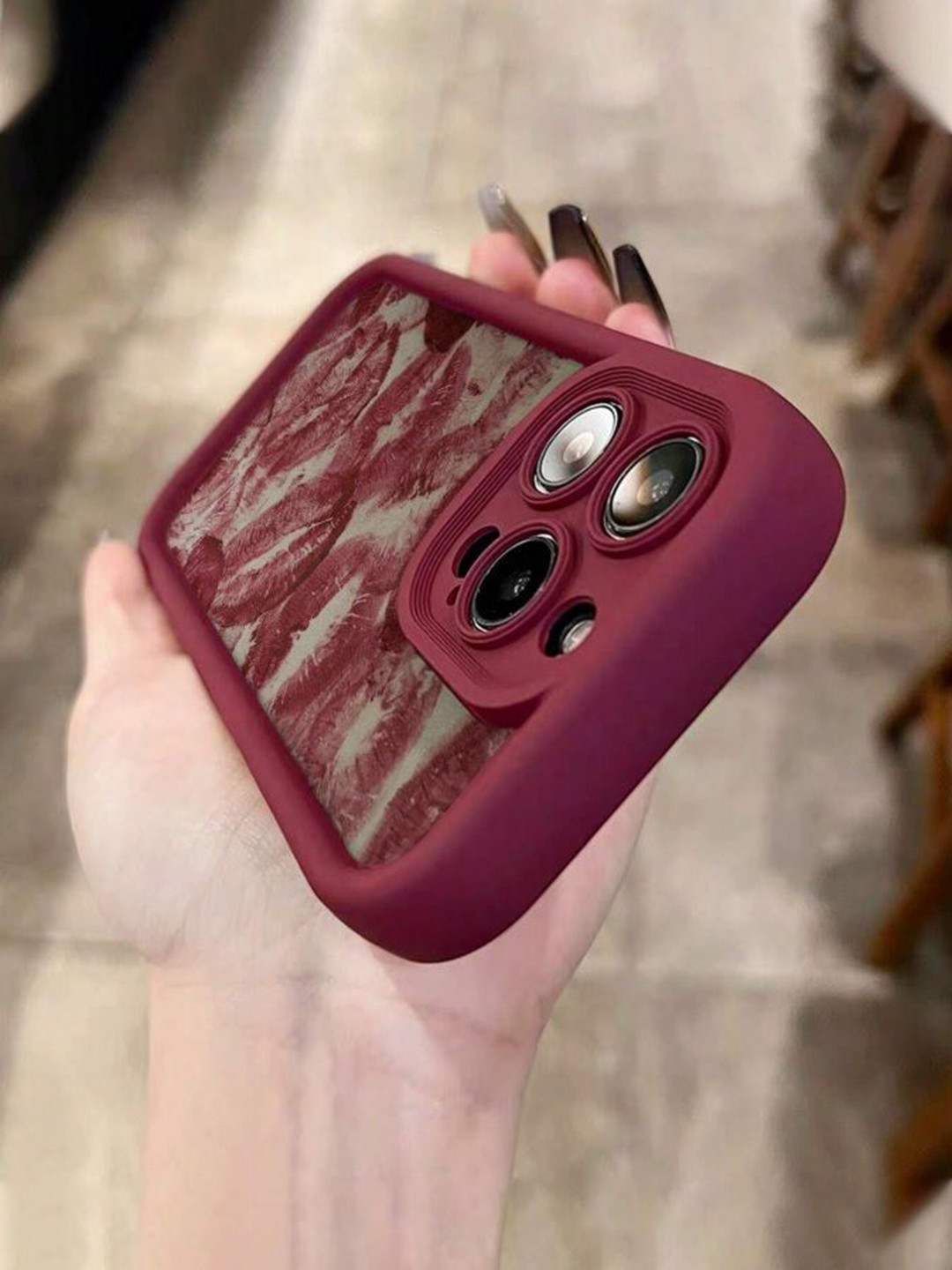 CASE CREATION Abstract Printed iPhone 15 Bumper Case Mobile Accessories