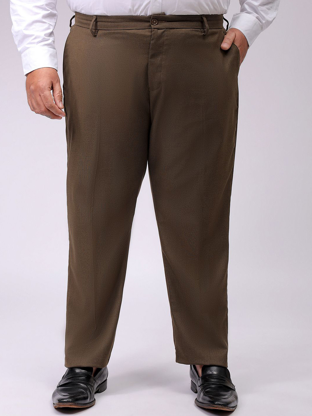 Hardsoda by The Indian Garage Co Men Regular Fir Formal  Trousers