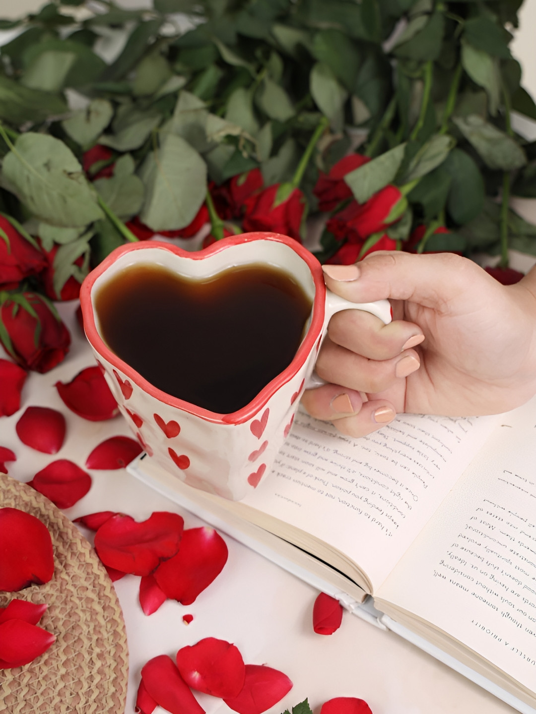 THE WHITE SPACE LIVING Cried But Did The Thing Anyway Off White Conversational Ceramic Handmade Mug-300ml