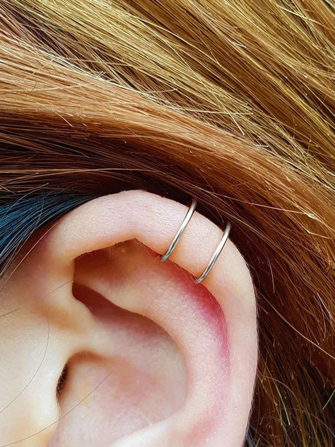 Bling Queen Stainless Steel Contemporary Shaped Ear Cuff