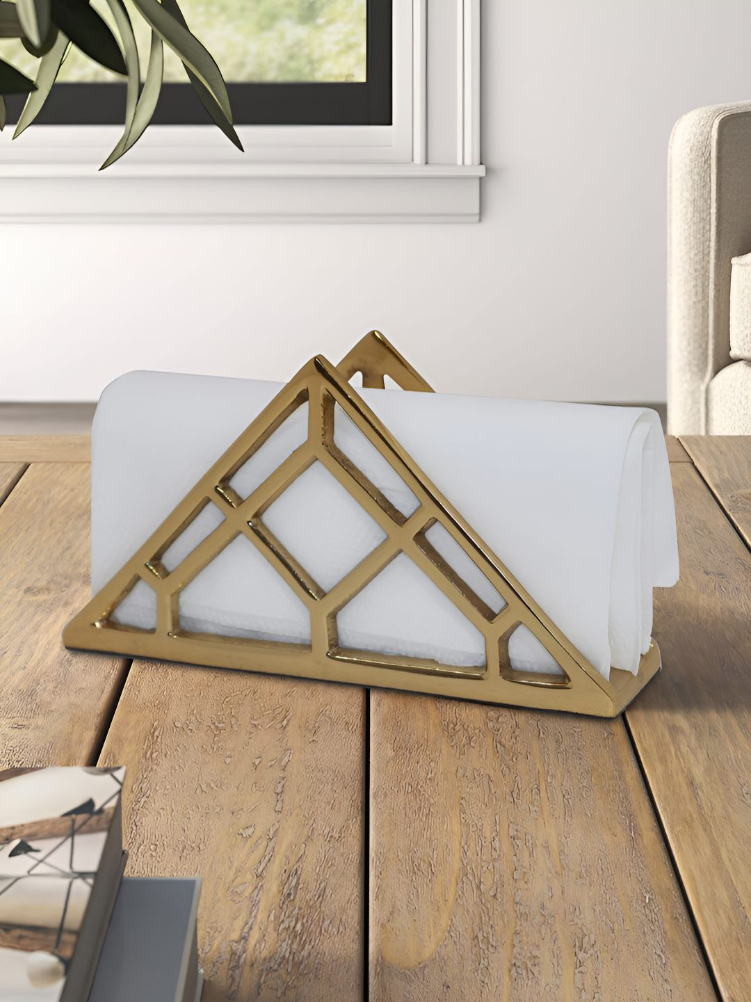 Metalsmith Gold-Toned Iron Tissue Holders