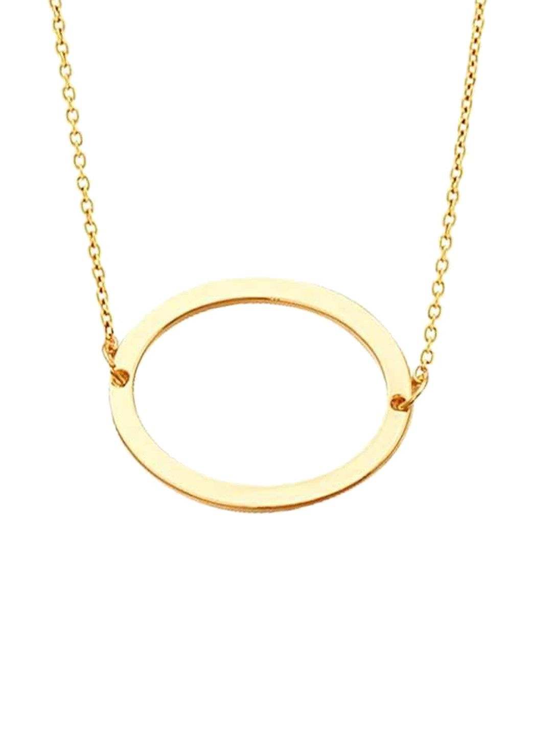 Bling Queen Gold-Plated O Initial Alphabet Chain