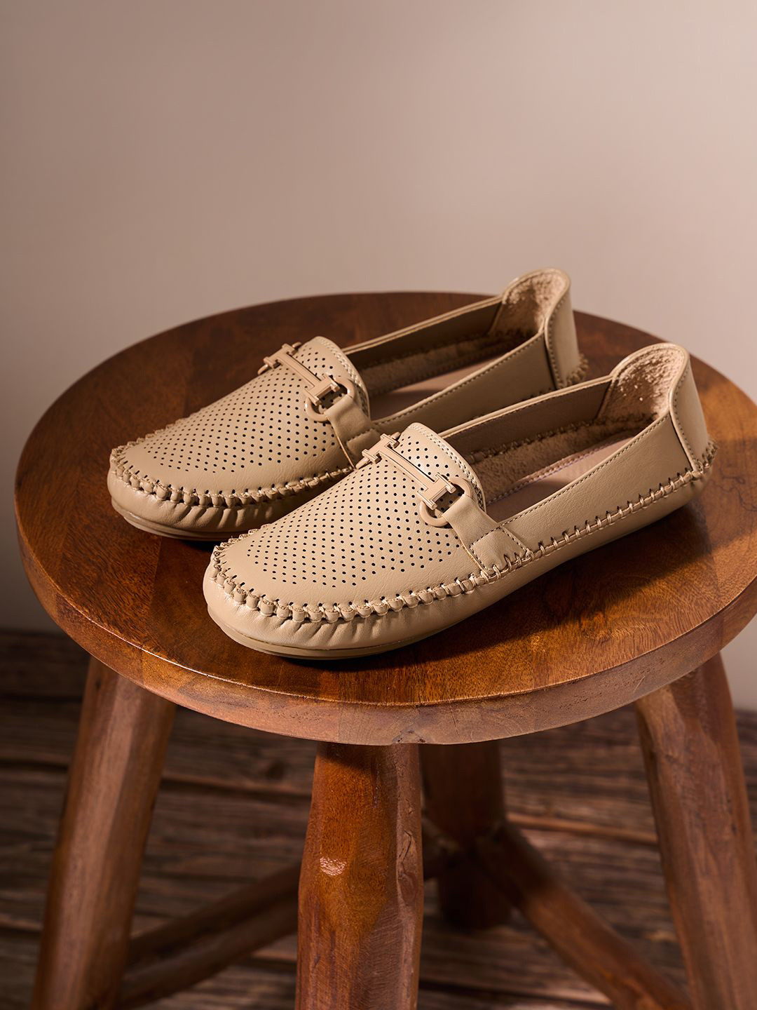 ID Women Perforations Soft & Flexy Loafers