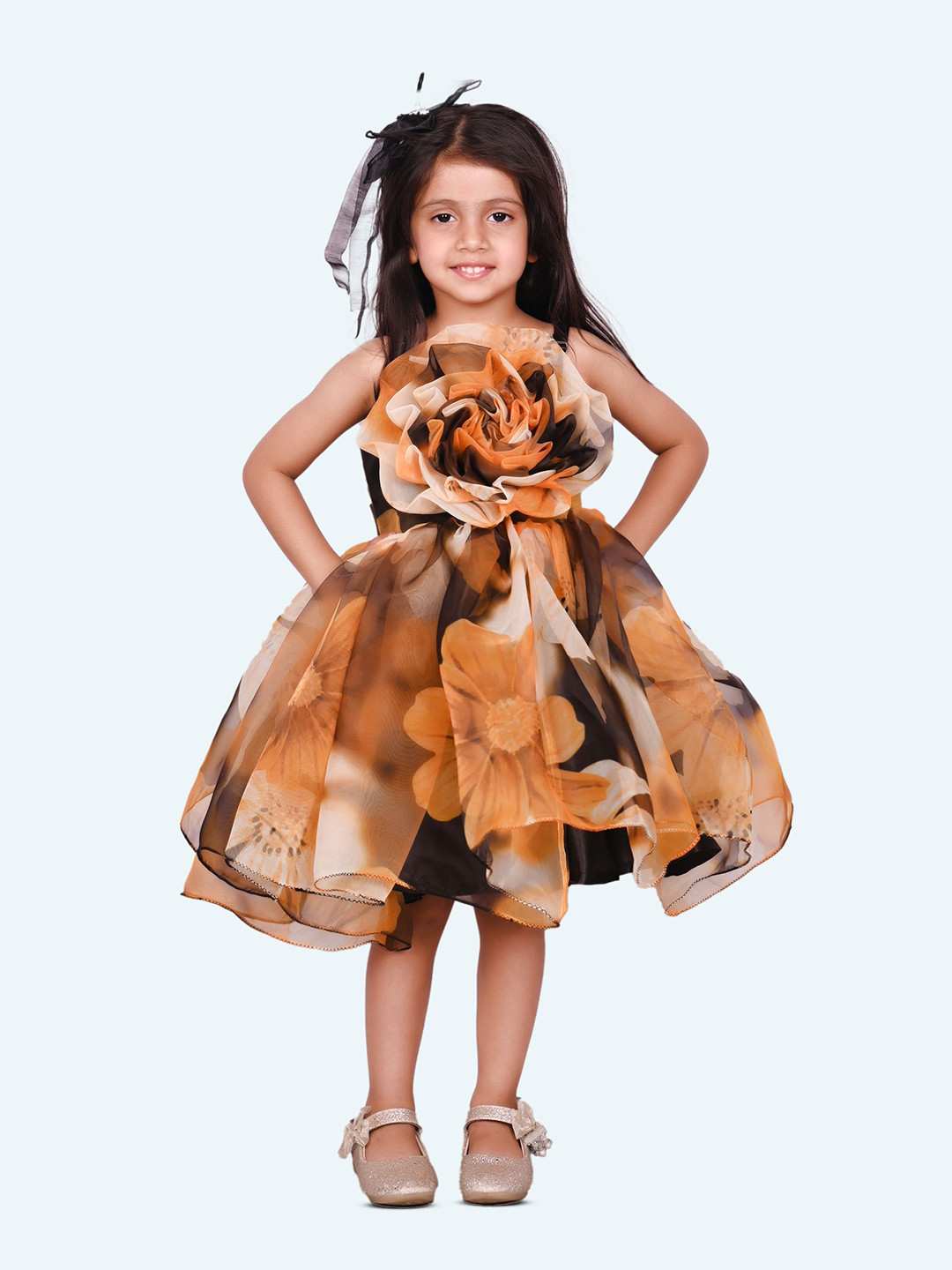 Modish Unisex Kids Fit & Flare Dress