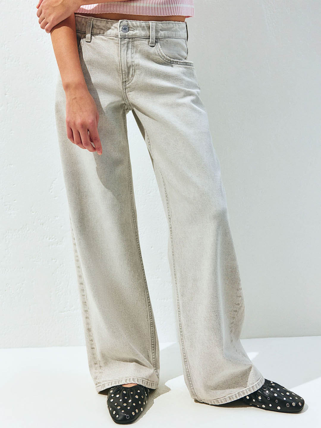 H&M Wide Leg Low Jeans