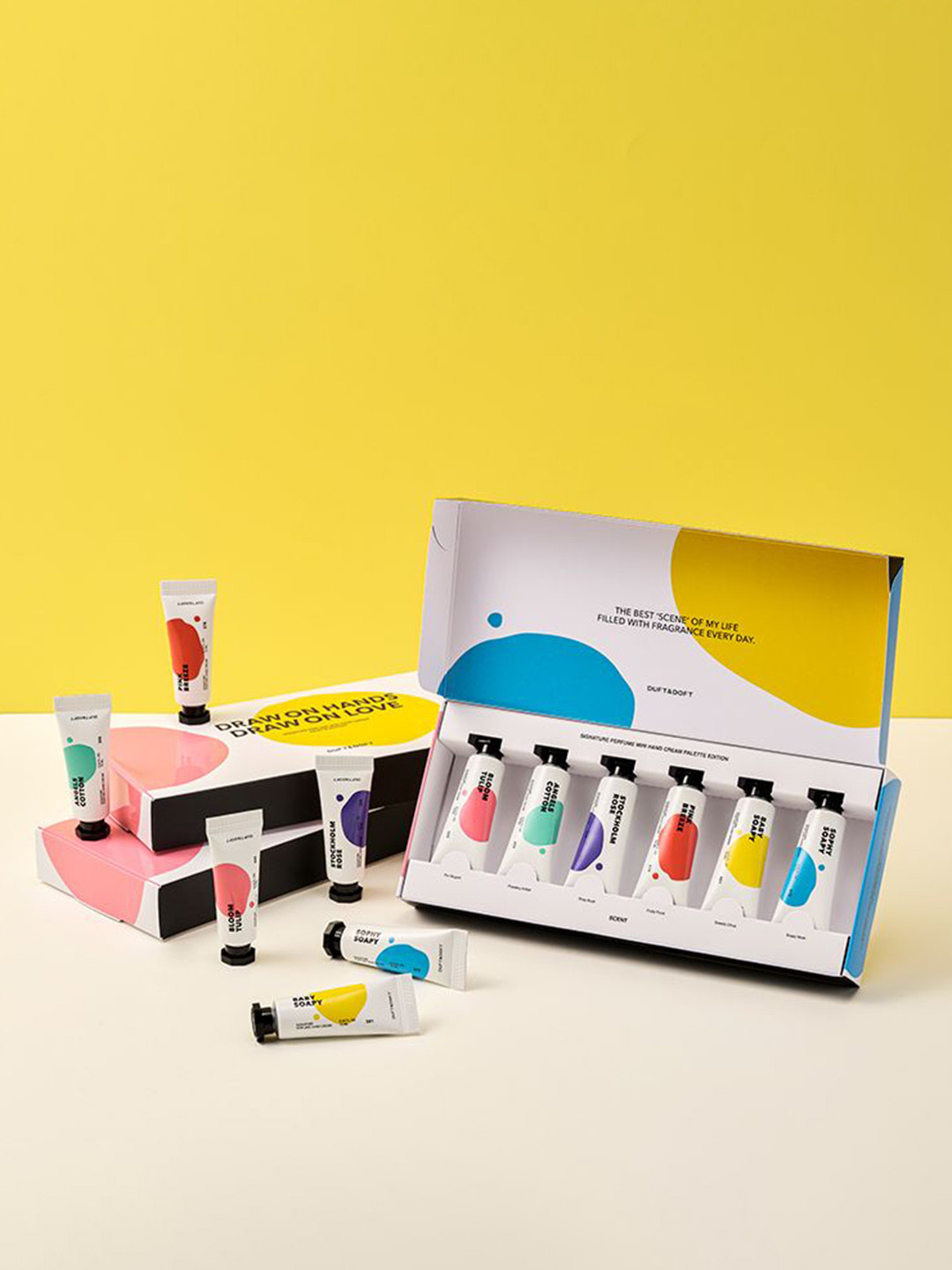 Duft & Doft Set Of 6 Signature Perfume Mini Hand Cream With Shea Butter - 10 ml Each