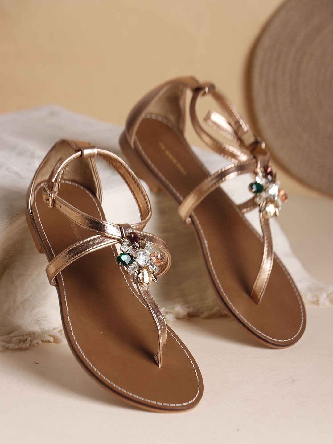 THE WHITE POLE Women Casual Flatform Slip On Heel Heels