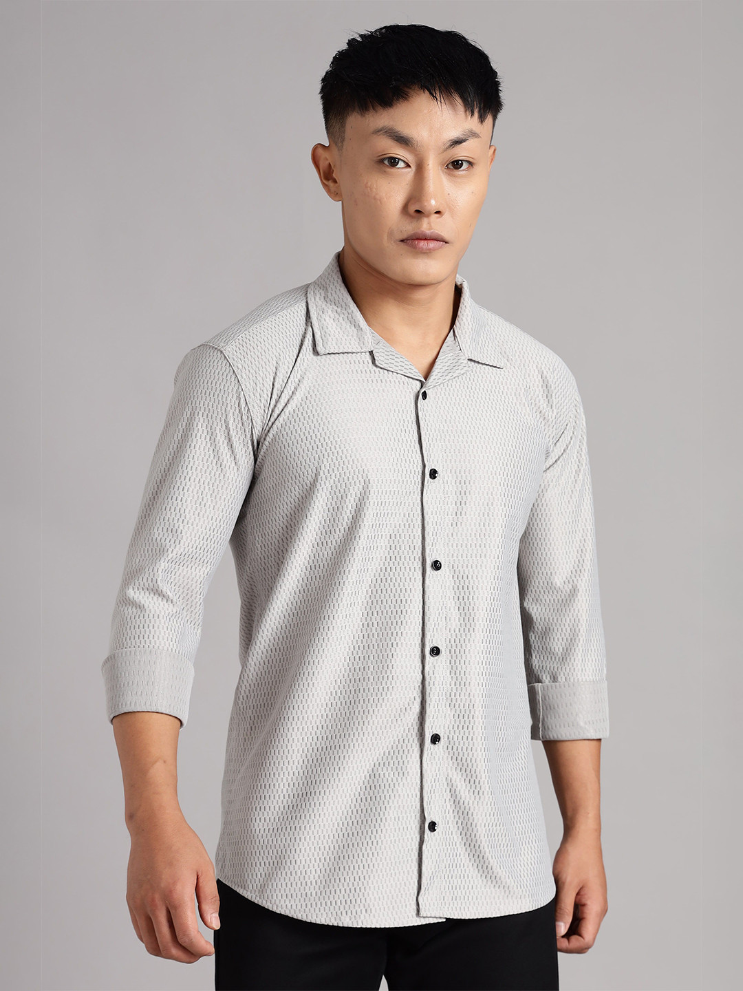HARPITA Relaxed Button-Down Collar Shirt
