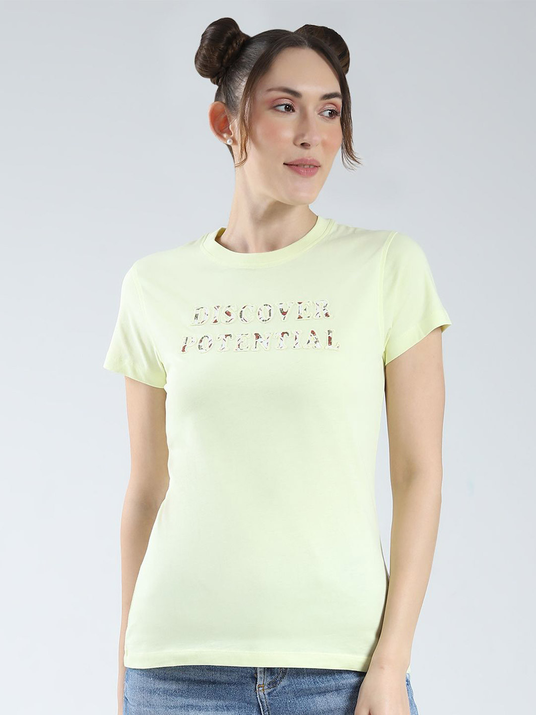 rock.it Typography Printed Cotton Tshirt