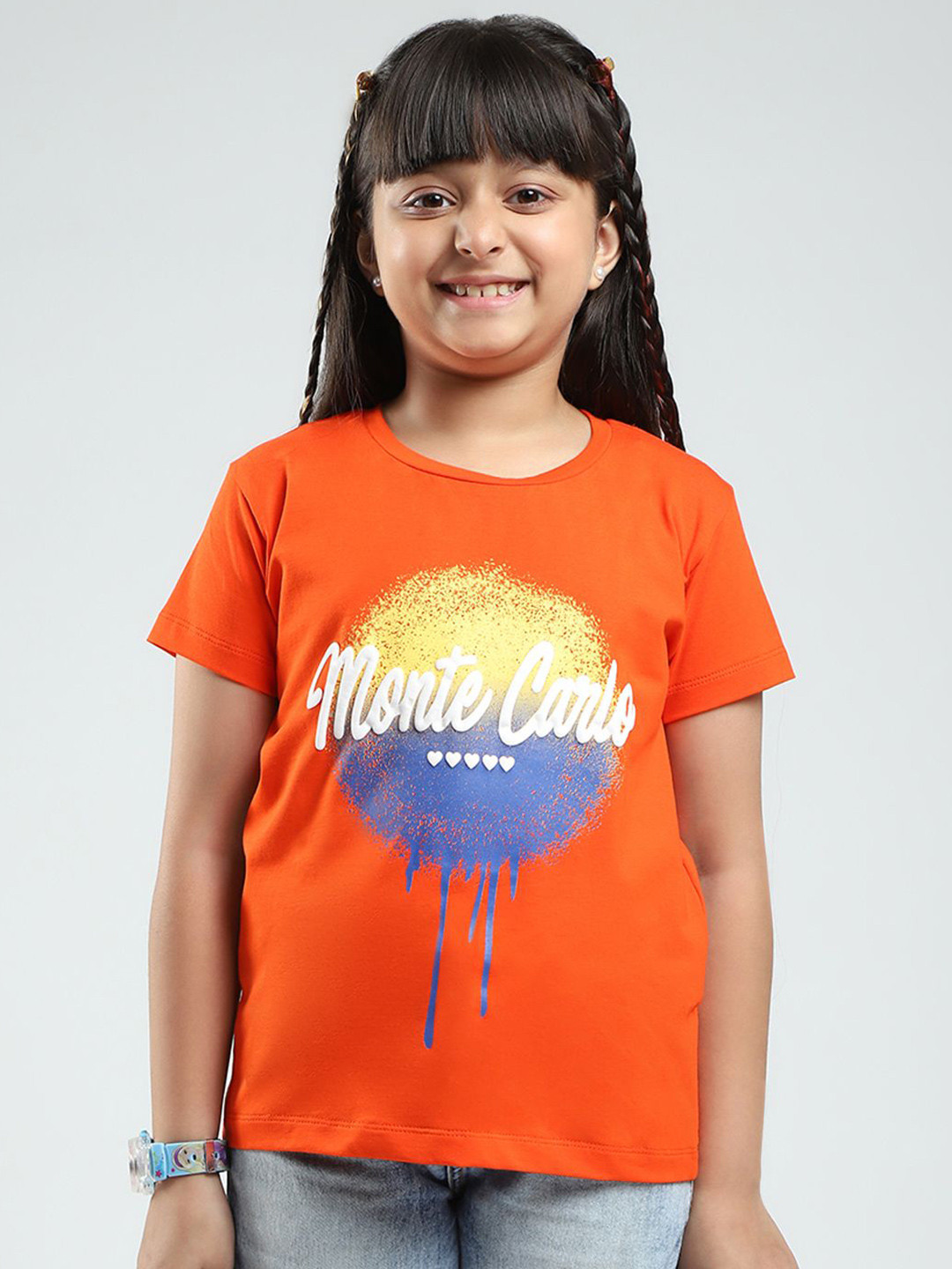 Monte Carlo Girl Typography Print Top