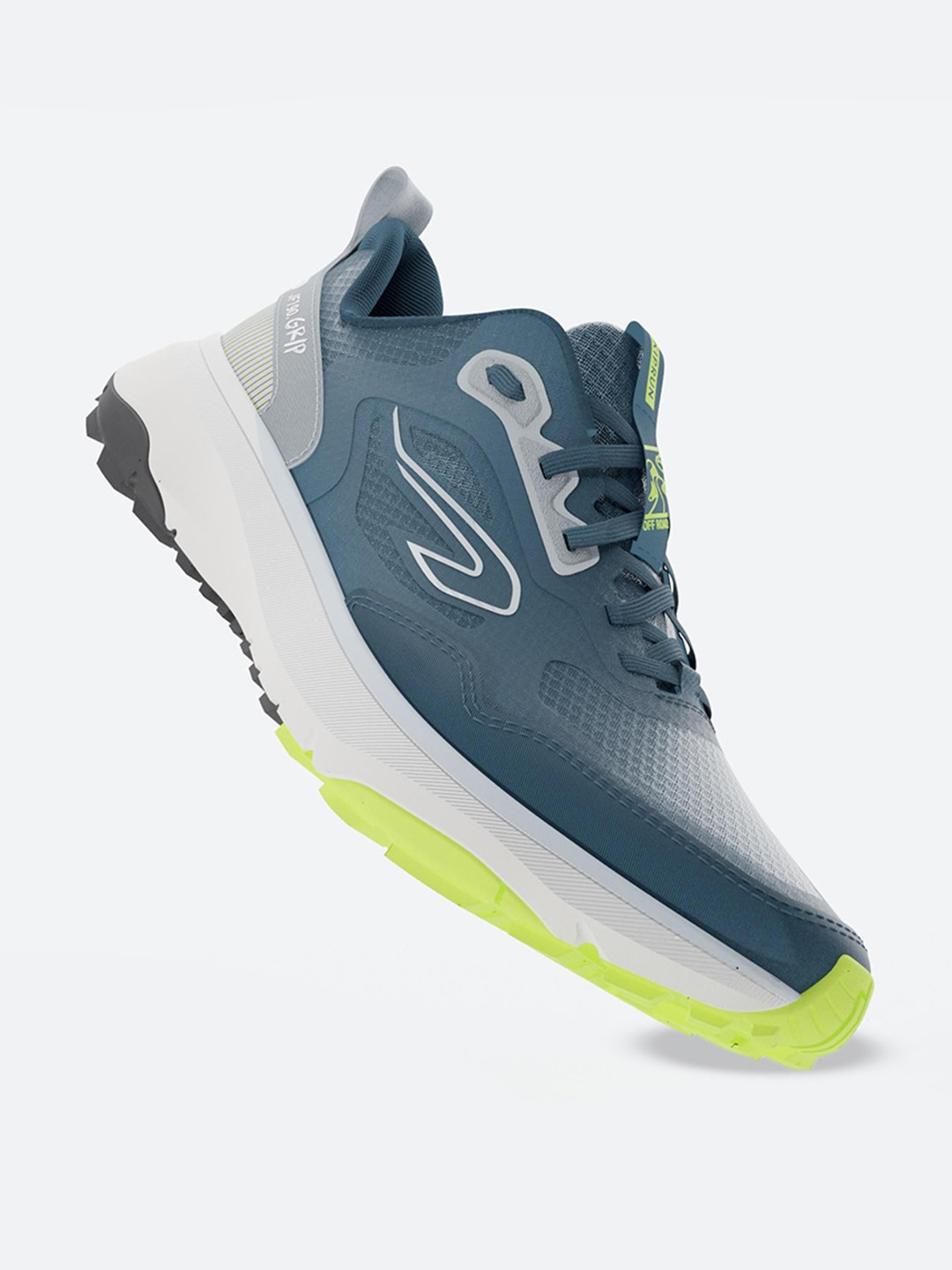 Decathlon Kalenji JF190 Grip Mens Running And Trail Shoes - Blue