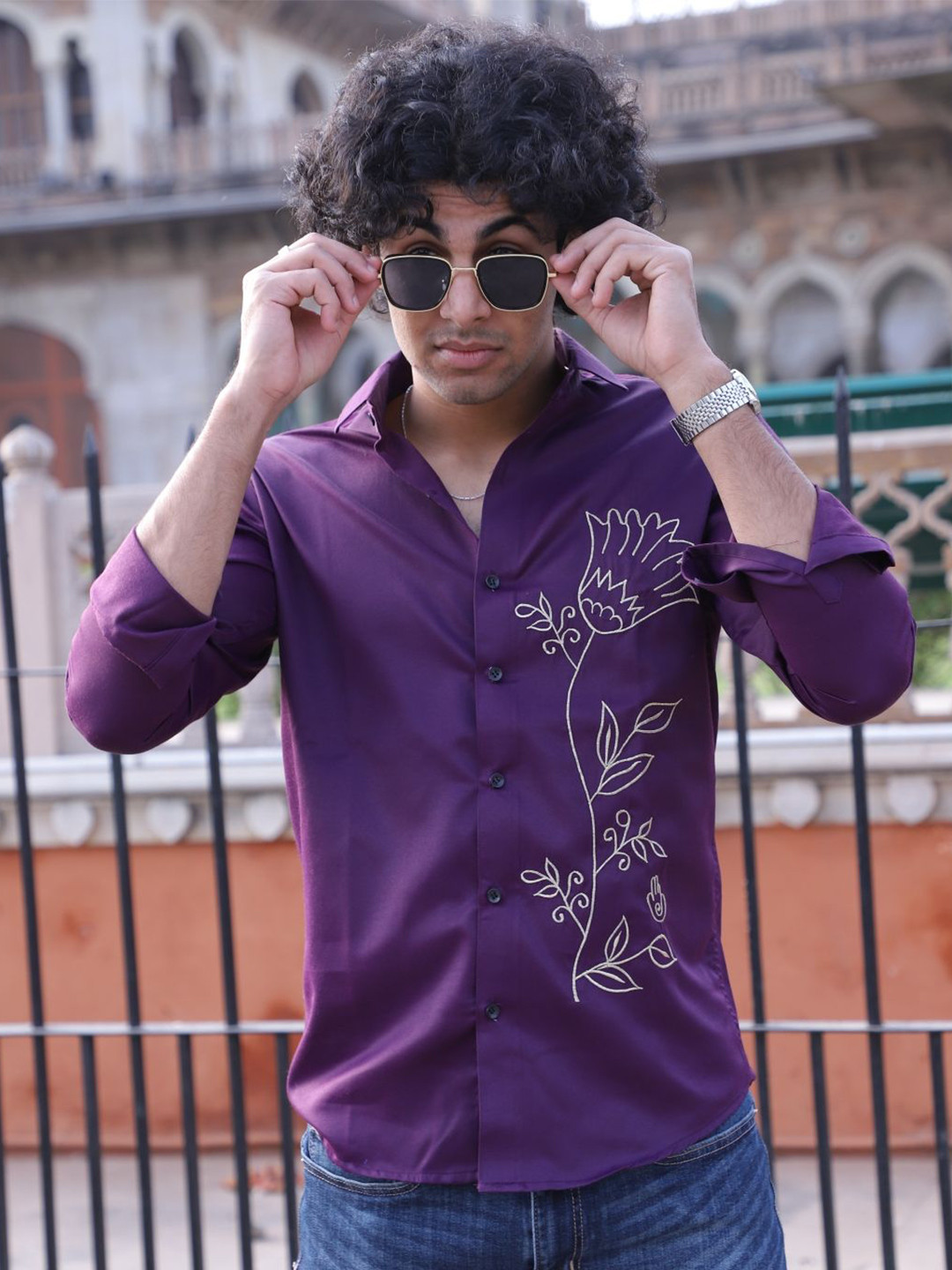 Who Wore Whhat Comfort Checked Casual Spread Collar Shirt